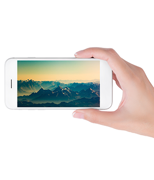photo avec smartphone